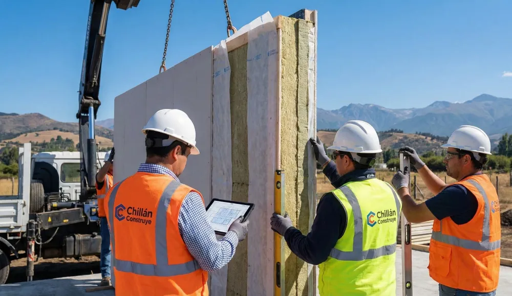 Montaje tecnico de casa prefabricada