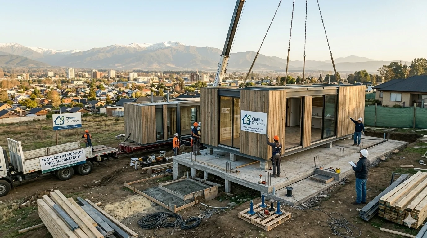 Preparacion y traslado de casas prefabricadas